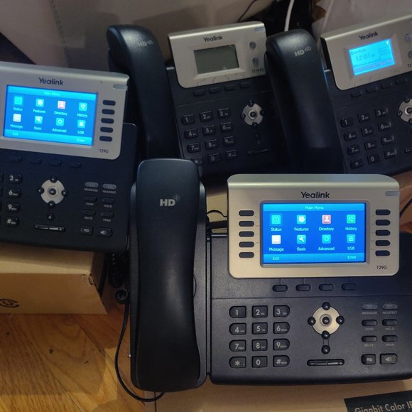 x5 YEALINK T29G SIP-T29G / T21P E2 IP Phones - Picture 2 of 4